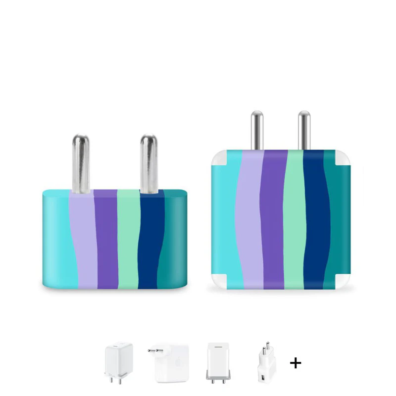 Pastel Blue Charger Skin
