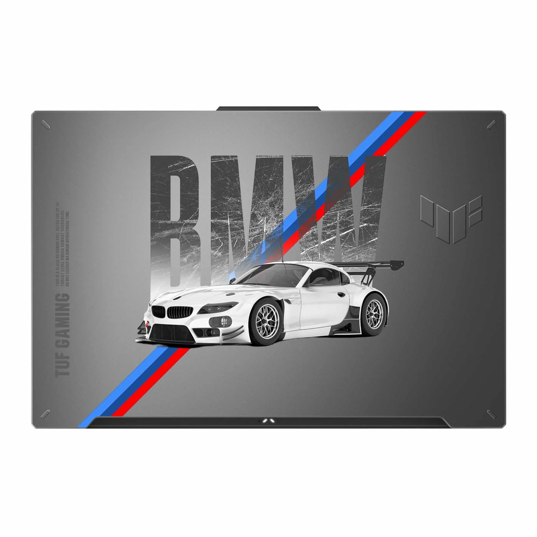 BMW White Asthetic Transparent 3M Laptop Skin