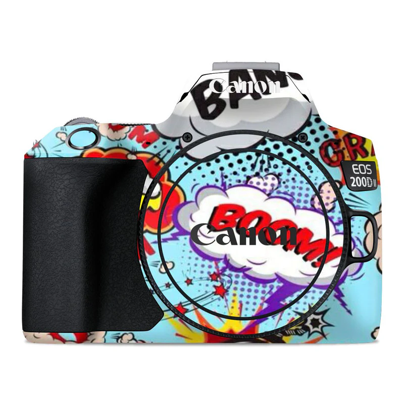 Boom Blue Abstract Camera Skins - Image 2