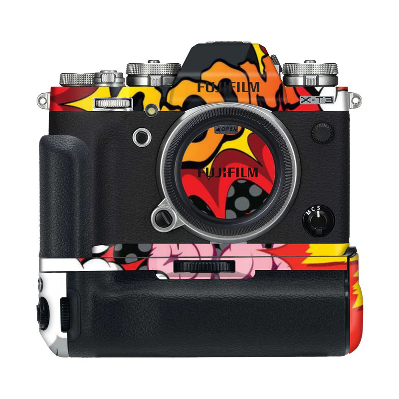 Boom Red Abstract Camera Skins - Image 4