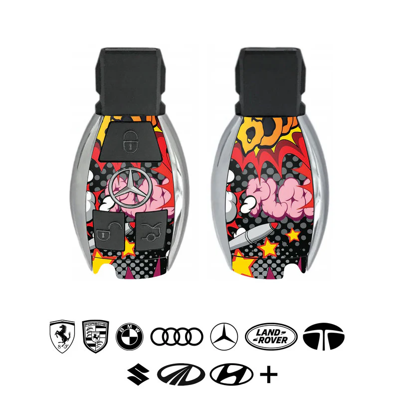 Boom 2 Abstract Car Key Skins - Image 2