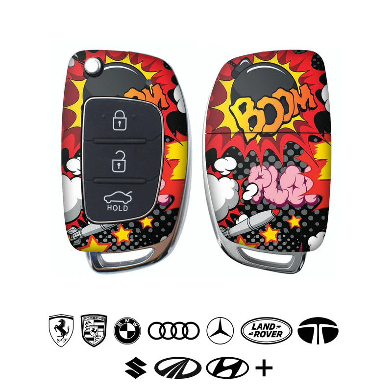 Boom 2 Abstract Car Key Skins - Image 3