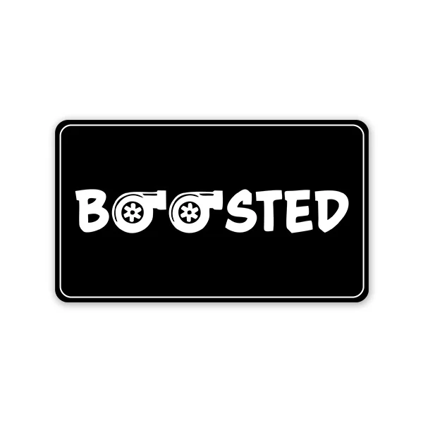 Boosted Car Sticker - Image 2