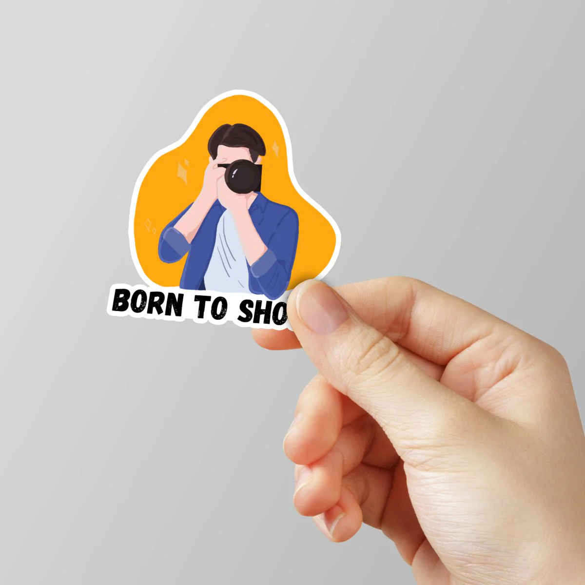Born to Shoot Laptop Sticker