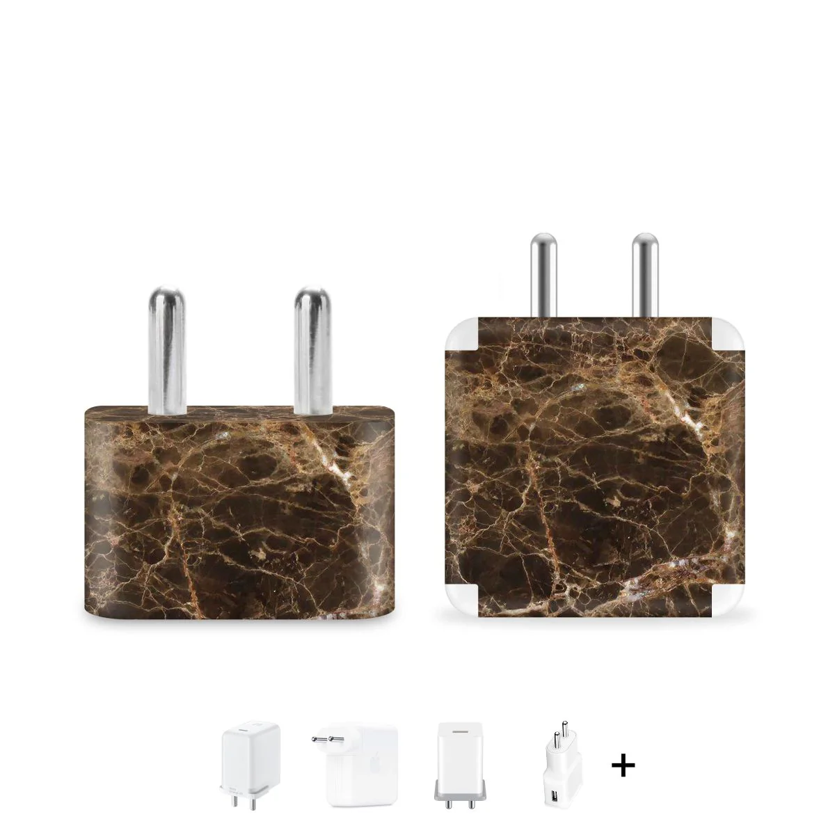 Brown Marble Charger Skin