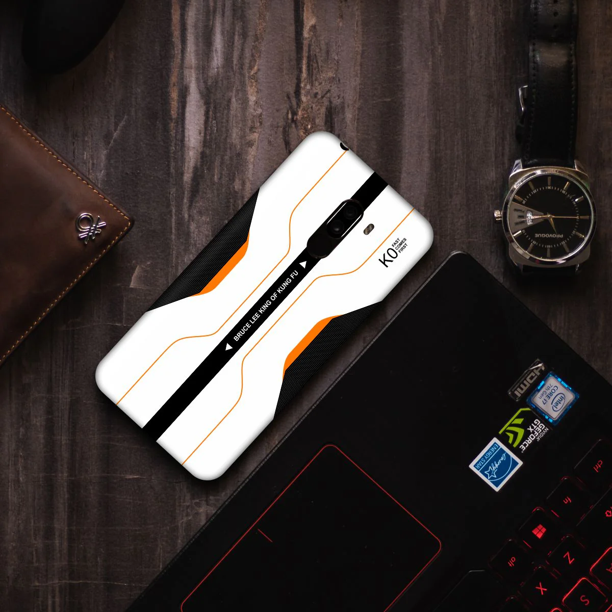 Bruce Lee Inspired Edition Mobile Skin - Jumbo X WrapCart - Image 3