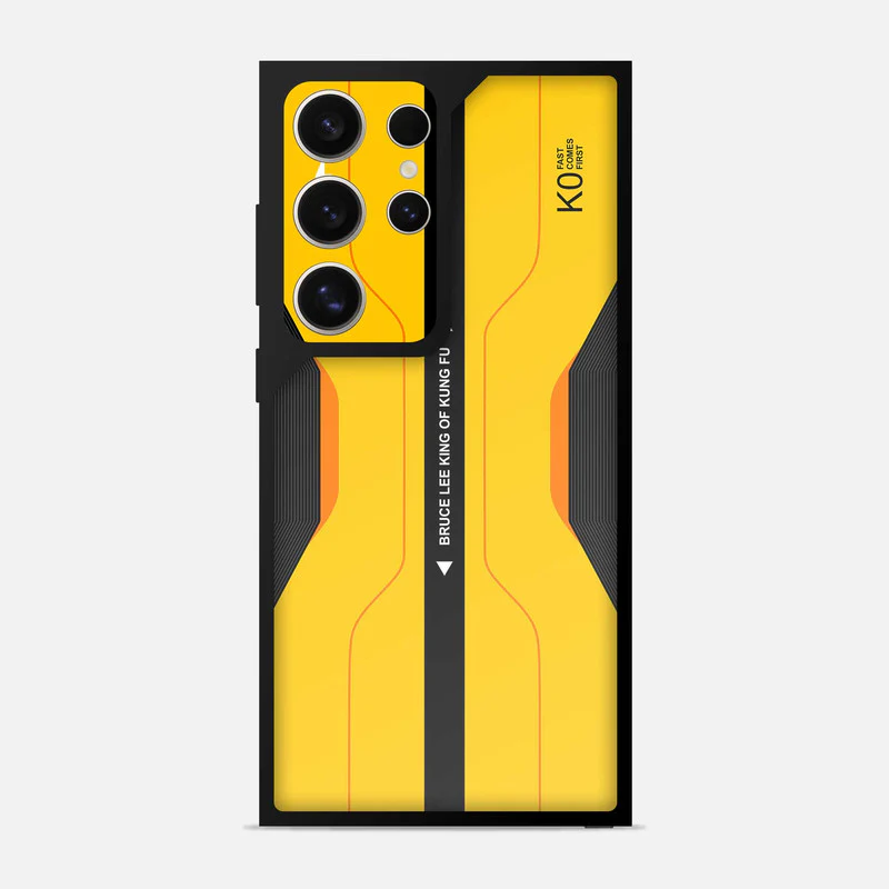 Bruce Lee Edition - Yellow Bumper Mobile Cover - Image 2