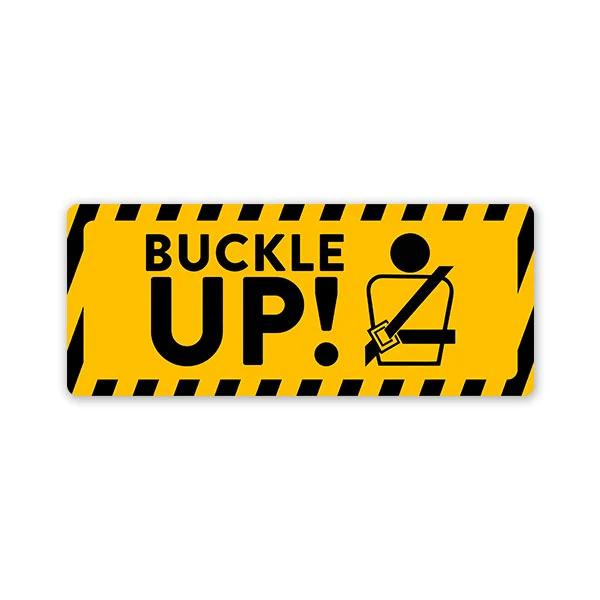 Buckle Up Car Bumper Sticker