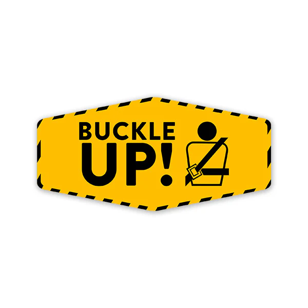 Buckle Up Car Sticker