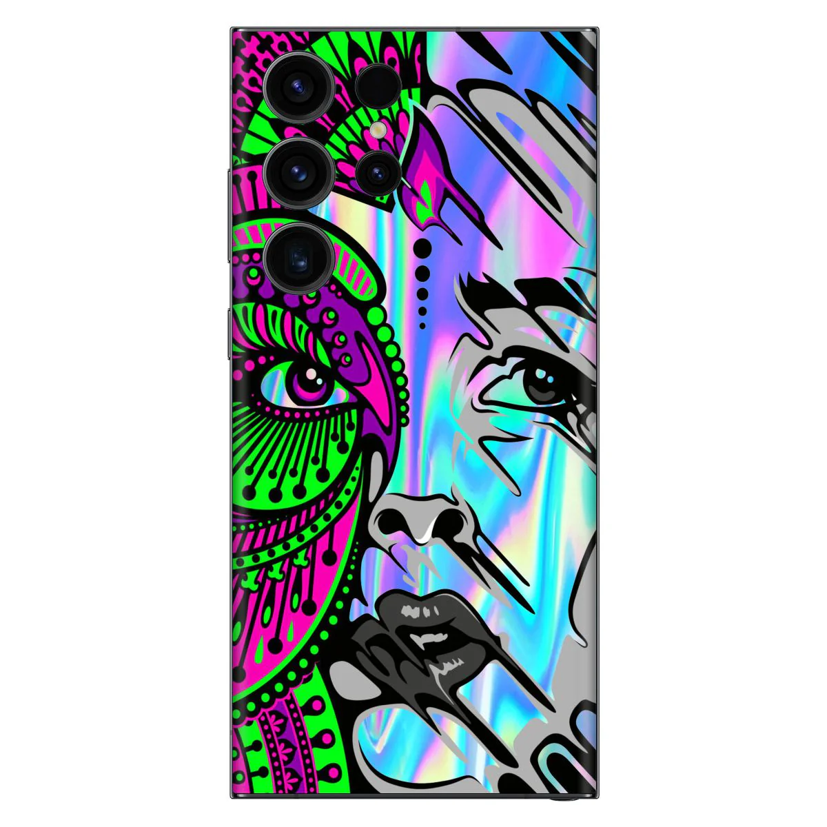 Trippy Shiny Mobile Skin
