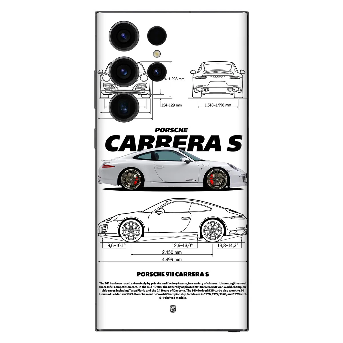 Cabbera White Mobile Skin