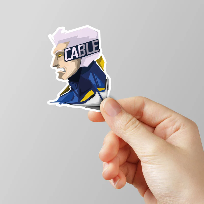 Cable Laptop Sticker