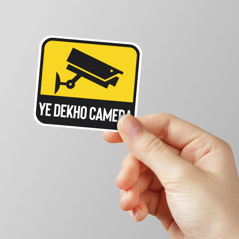 CCTV Laptop Sticker