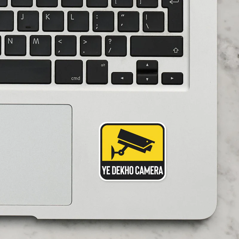 CCTV Laptop Sticker - Image 2