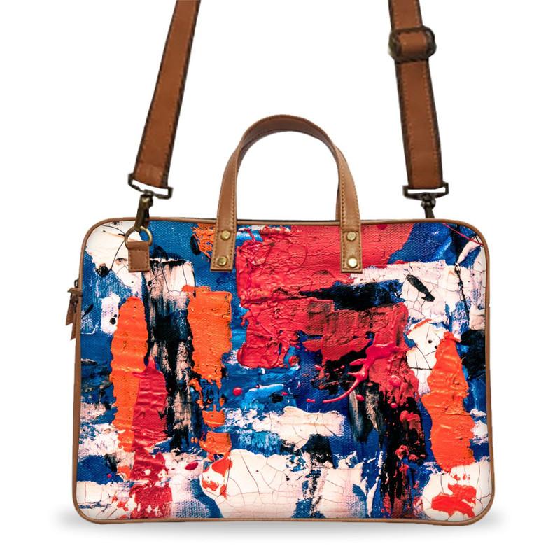 Canvas Painting Deluxe Laptop Bag - Image 2