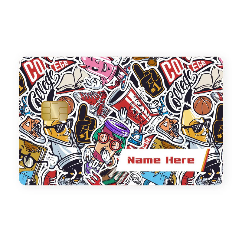 Cartoon Art Custom Name Card Skin - Image 2