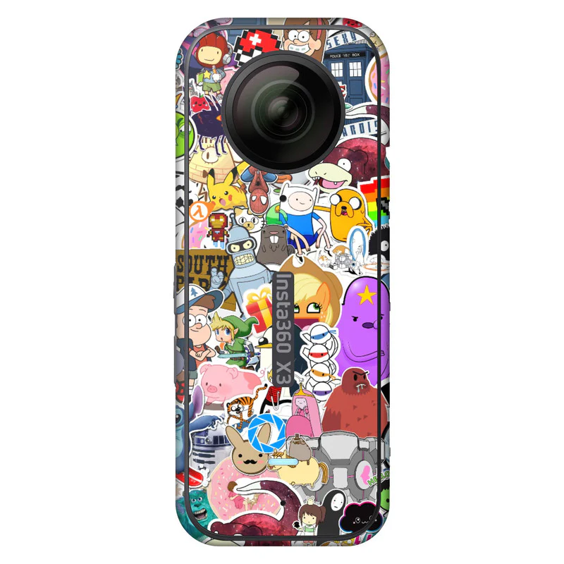 Cartoon Stickers Insta 360 Skin