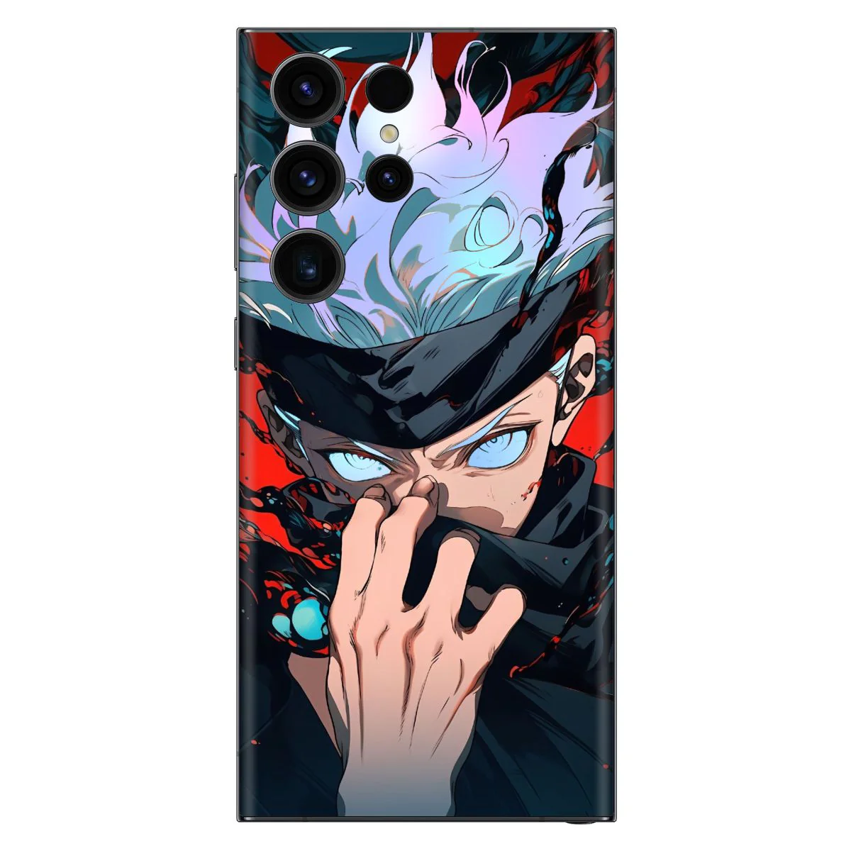 Hidden Face Shiny Mobile Skin