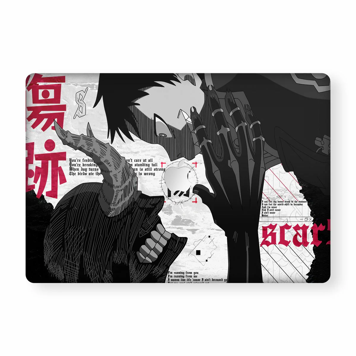 Fire Force Shinra Macbook Skin