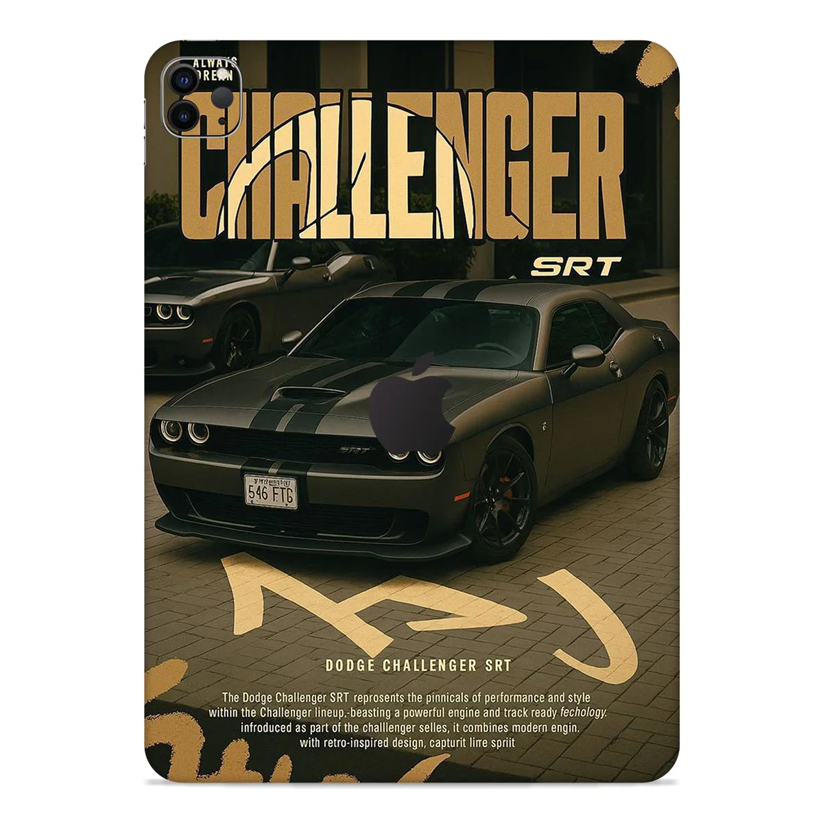 Challenger Srt iPad Skin