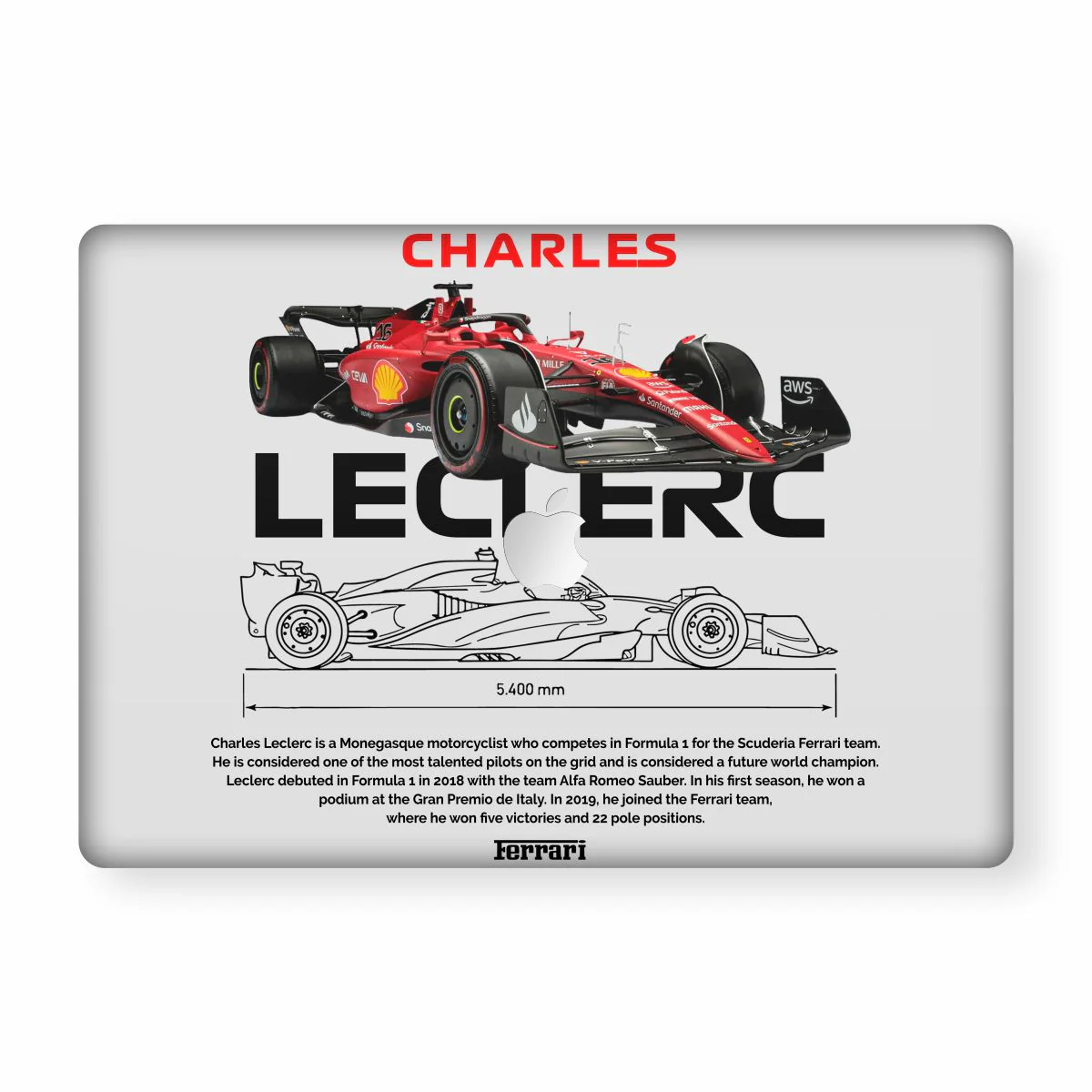 Charles Macbook Skin