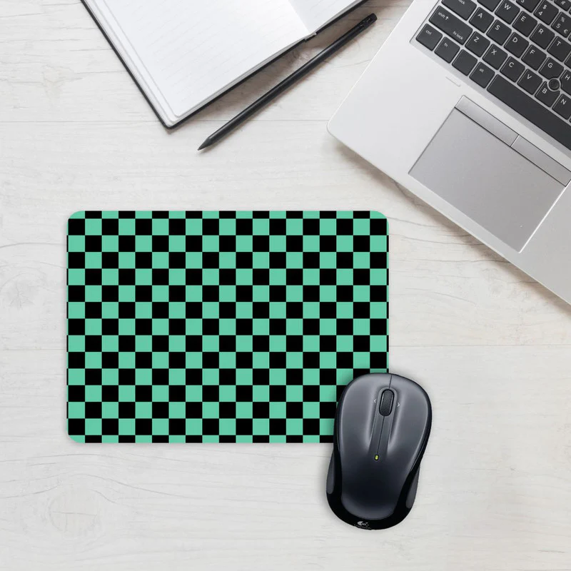 Checks Haori Mouse Pad - Image 2