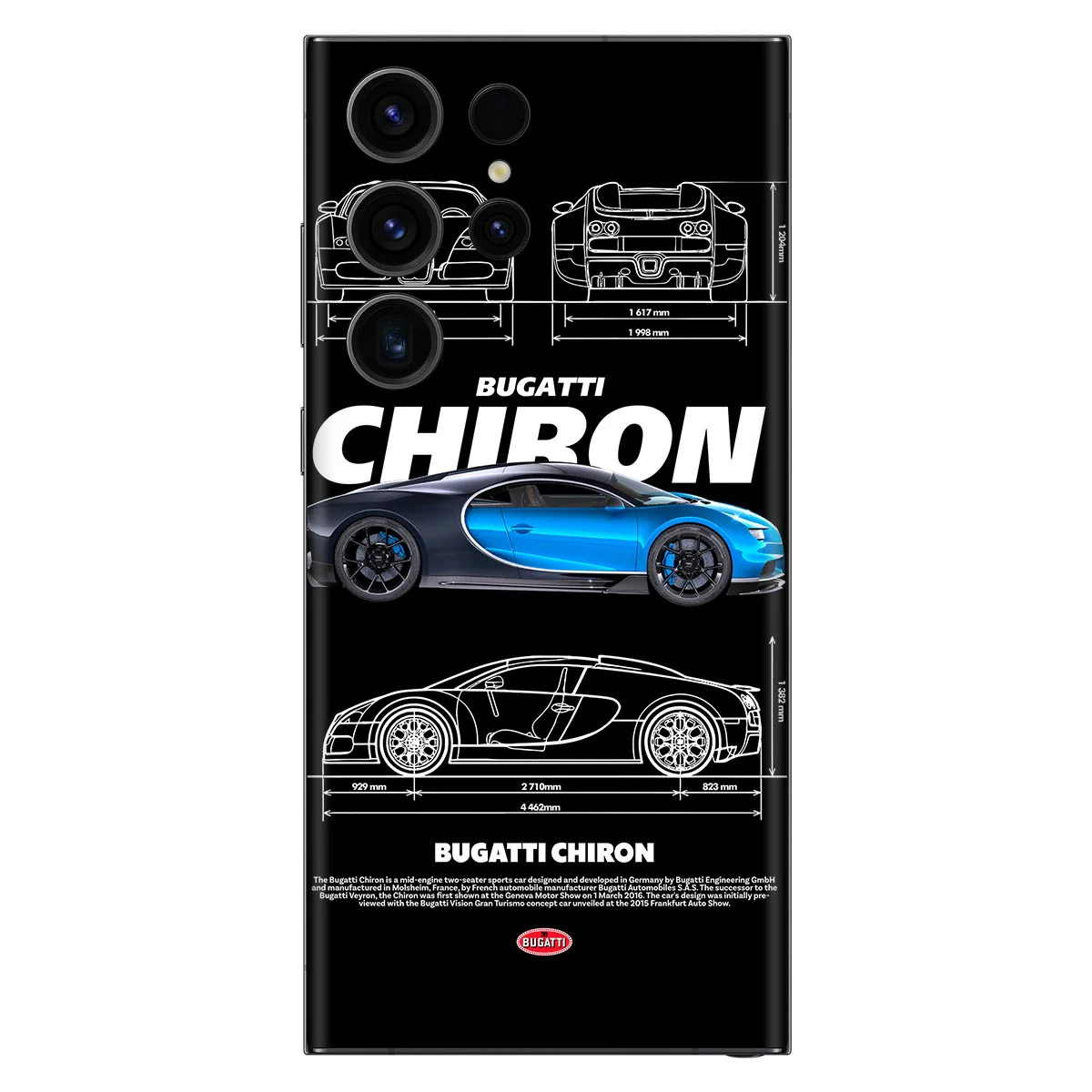 Chiron Black Mobile Skin