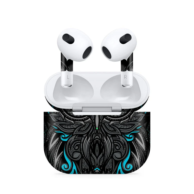 Classic Owl Blue Airpods 3 Skin