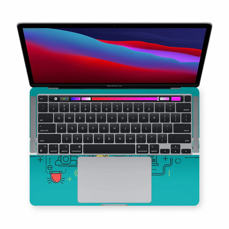 Macbook Circuit 1 Laptop Skin - Image 2
