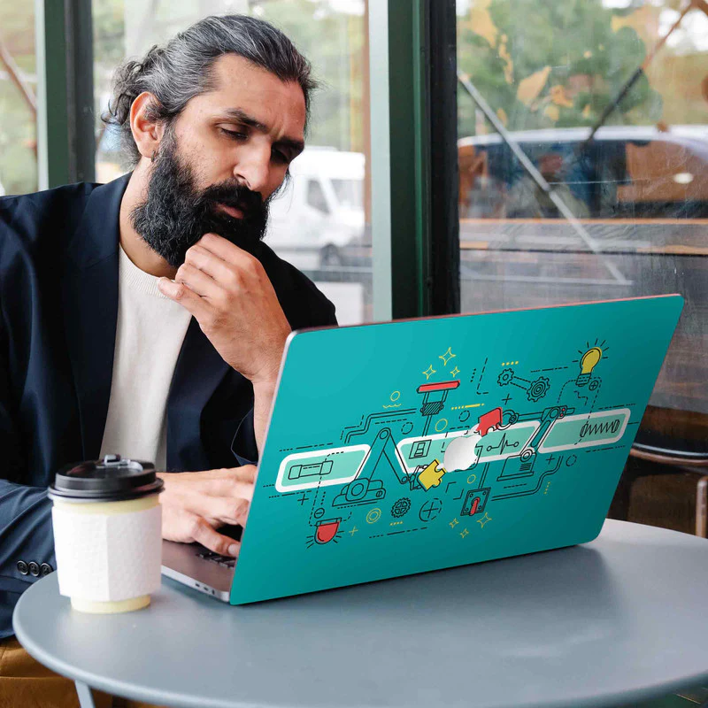 Macbook Circuit 1 Laptop Skin - Image 3