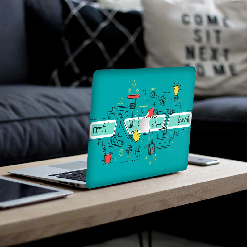 Macbook Circuit 1 Laptop Skin - Image 4