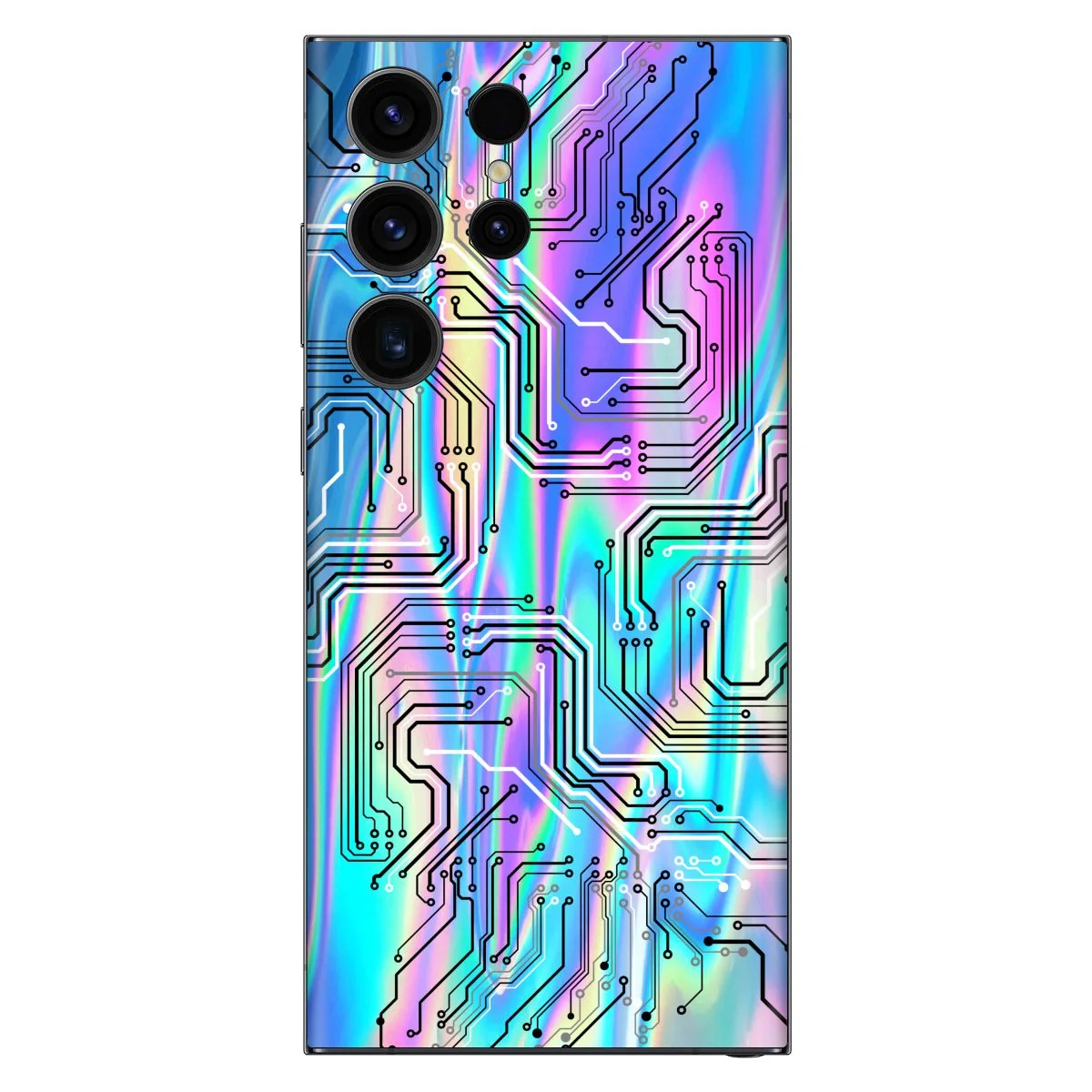 Circuit Shiny Mobile Skin