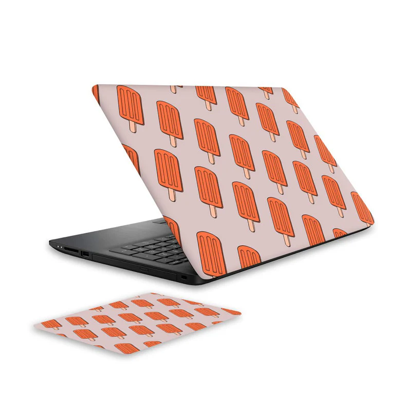 Classic Ice Stick Laptop Skin and Mouse Pad Combo