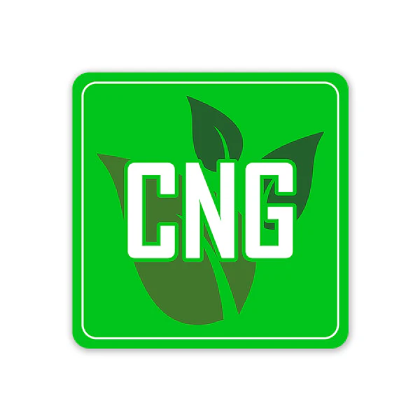CNG Car Sticker