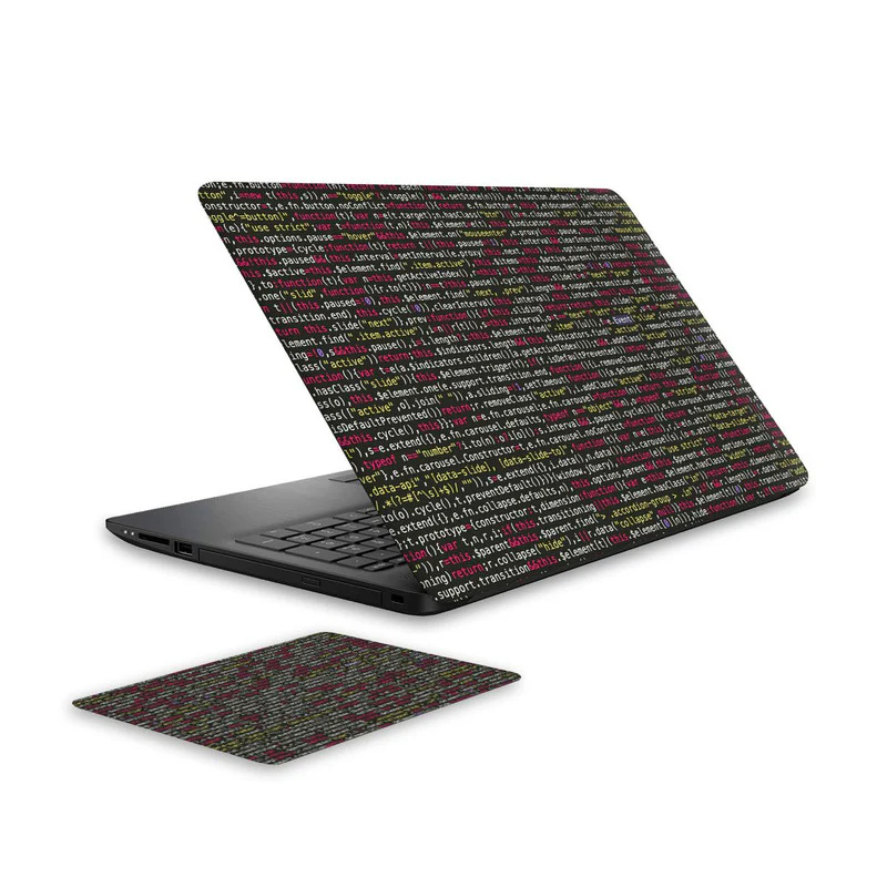 Coding Laptop Skin and Mouse Pad Combo