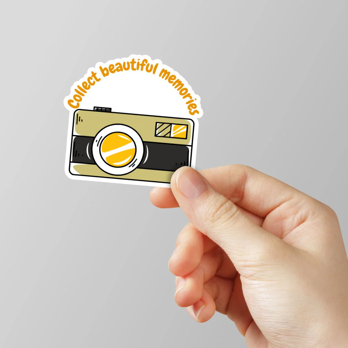 Collect Beautiful Memories Laptop Sticker