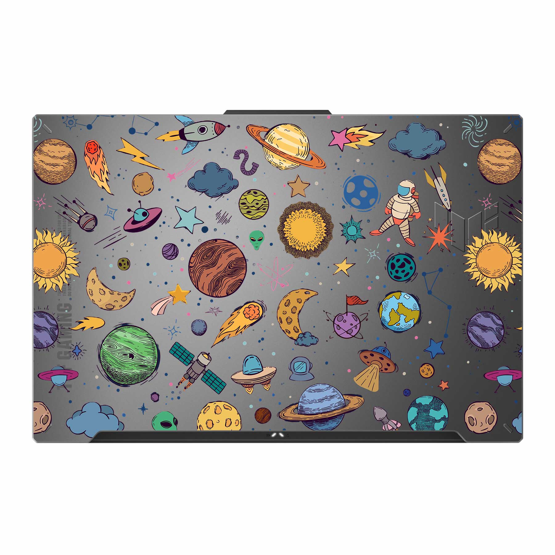 Color Space Transparent 3M Laptop Skin