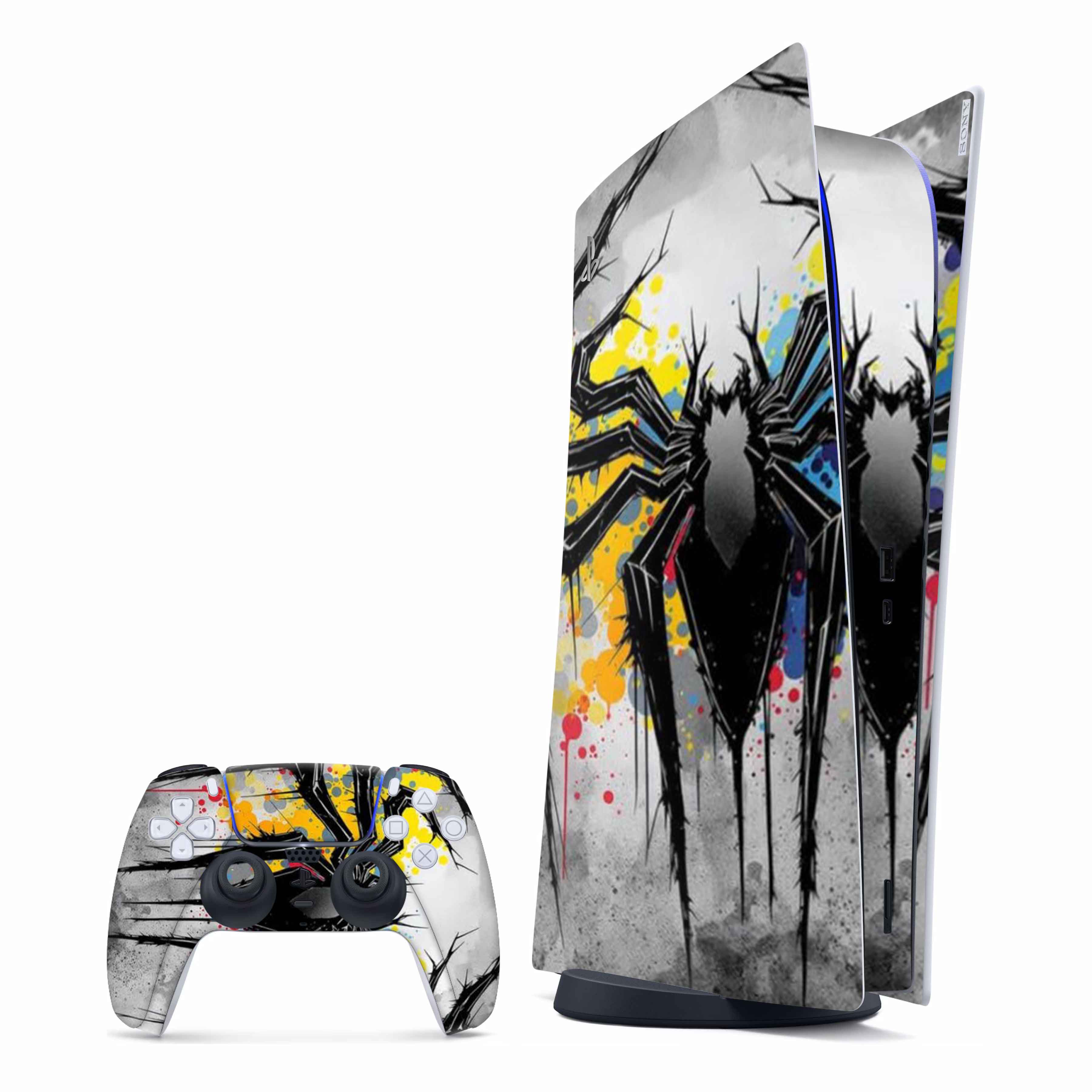 Colour Spider Playstation Skin