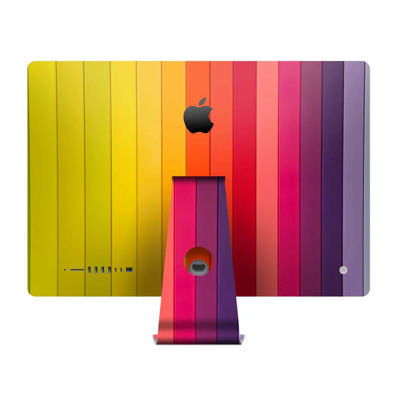 Colour Stripes Skin For Apple iMac - Image 2