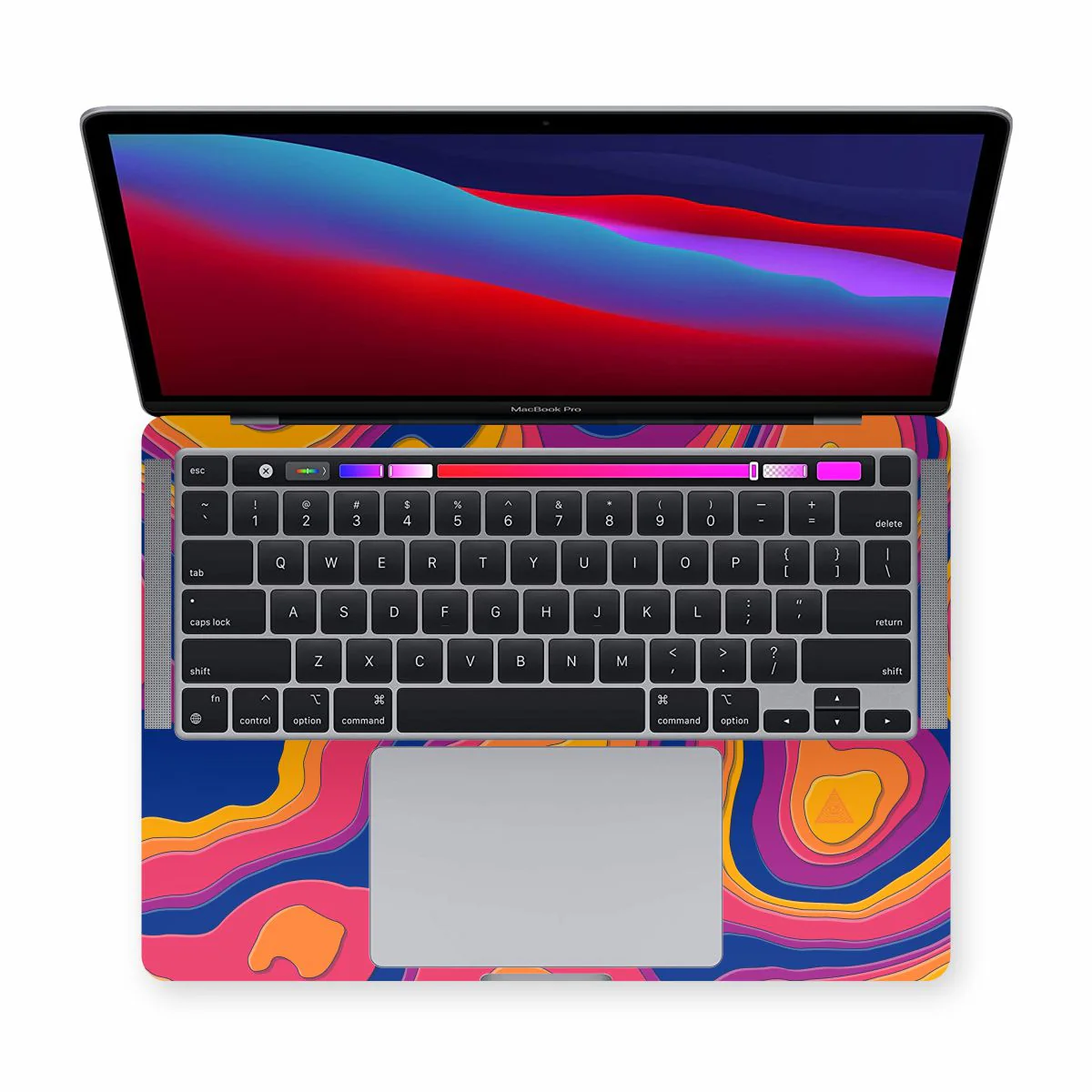 Colourful Curvature MacBook Skins Collection - Image 6