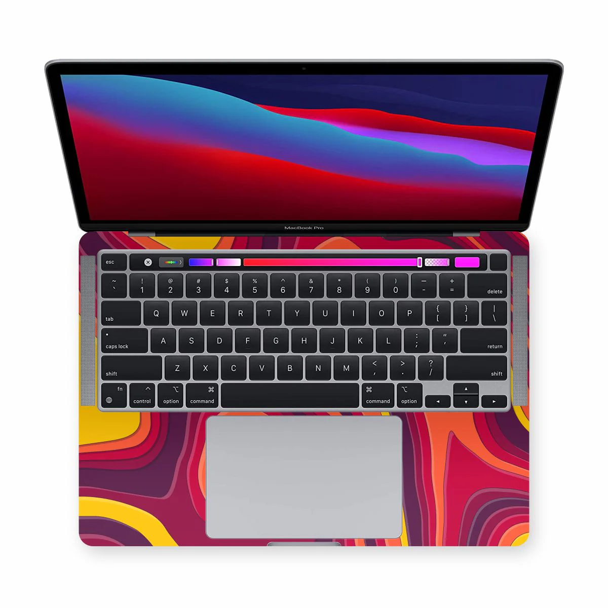 Colourful Curvature MacBook Skins Collection - Image 7