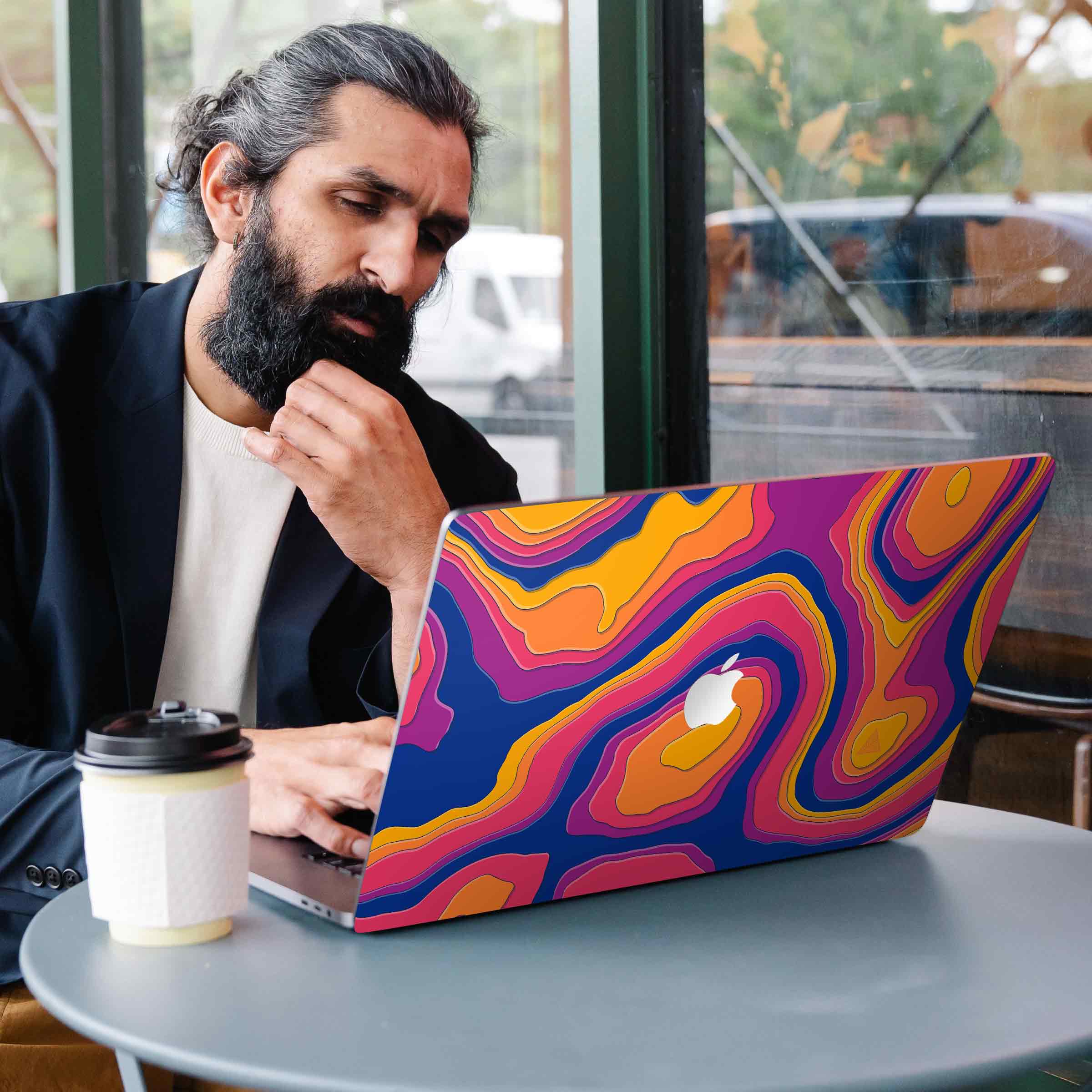 Colourful Curvature MacBook Skins Collection - Image 8