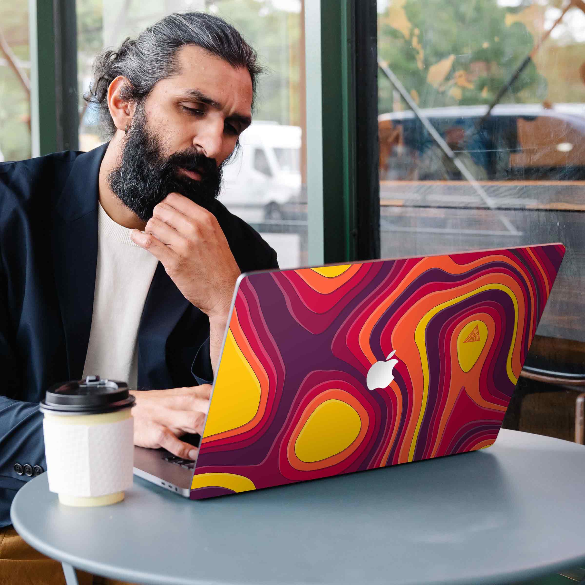 Colourful Curvature MacBook Skins Collection - Image 9