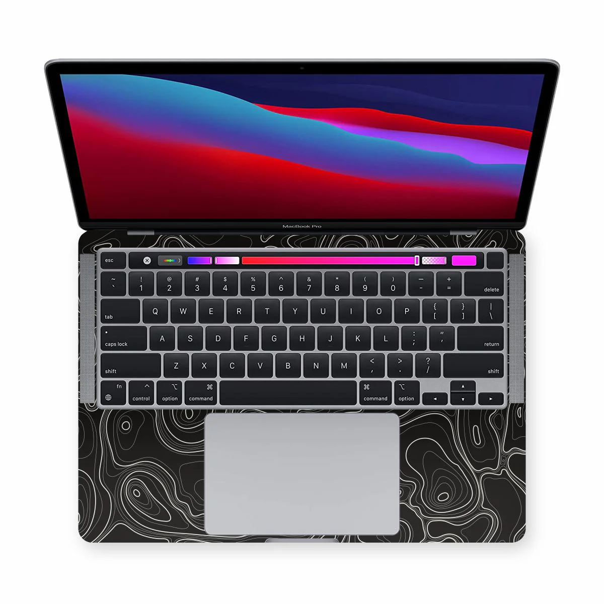Colourful Topography MacBook Skins Collection - Image 10