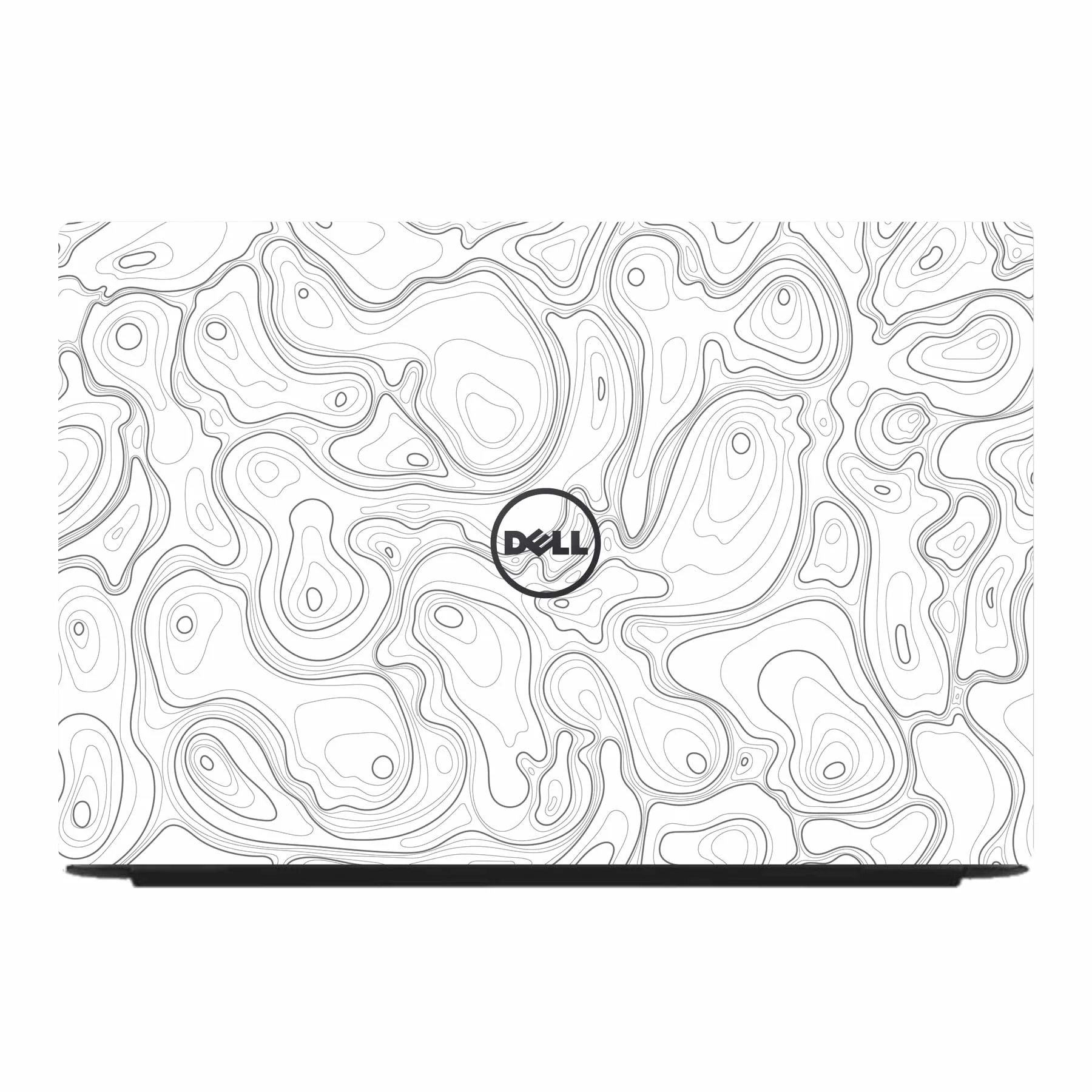 Colourful Topography White Dell Inspiron 3501 3520 Laptop Skin