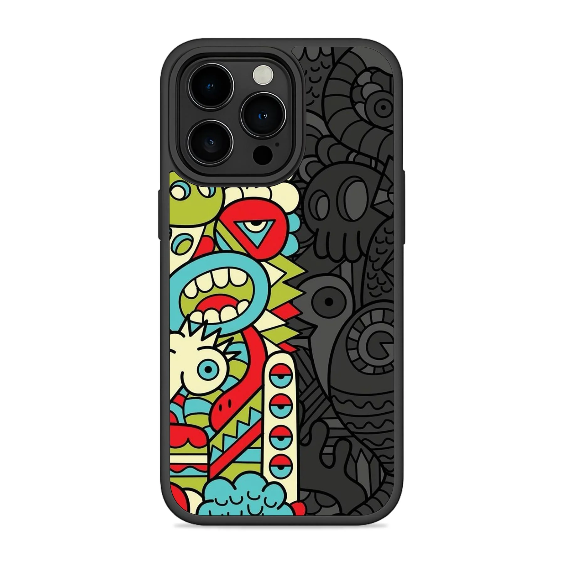 Multi Abstract Mobile Bumper Cover