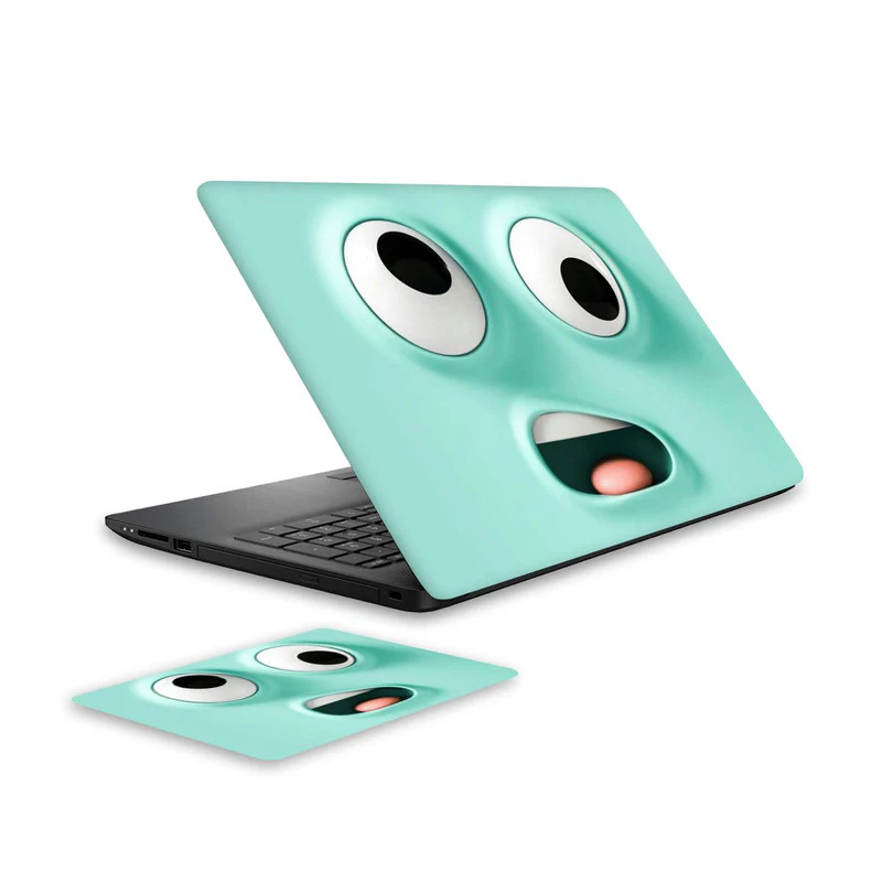Confused Laptop Skin and Mouse Pad Combo