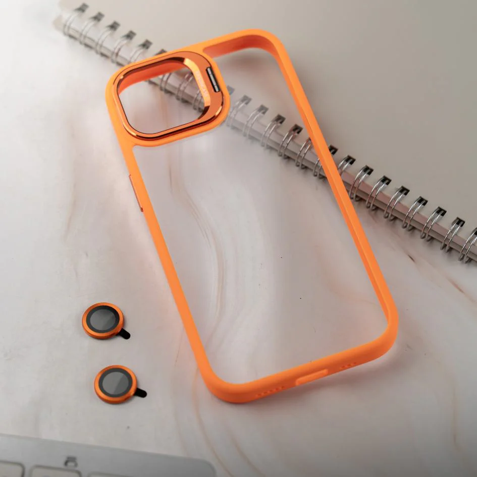 360 Bumper Cover for iPhone 15 Pro - Orange - Image 2