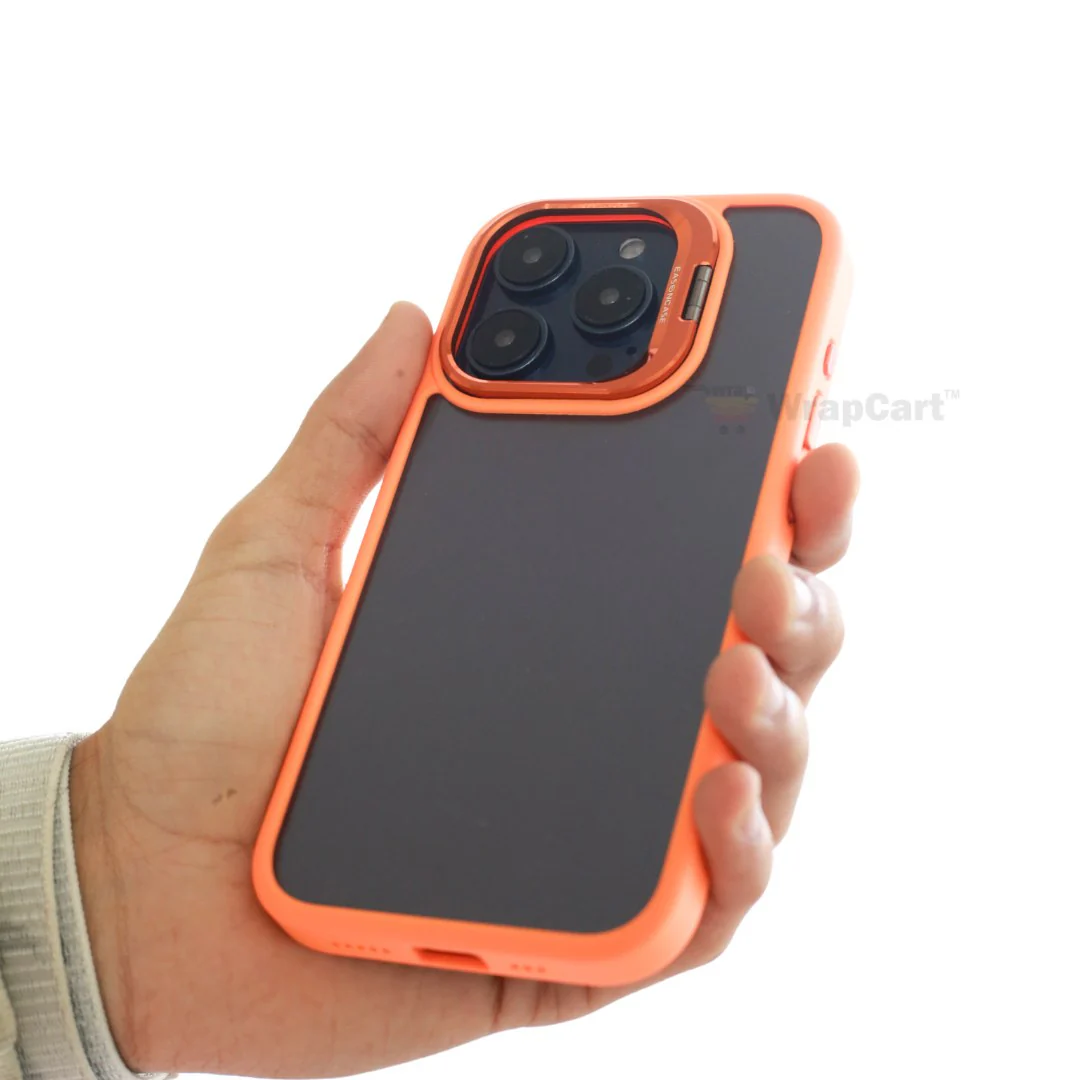 360 Bumper Cover for iPhone 15 Pro - Orange - Image 3