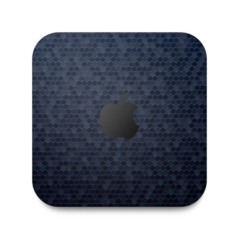 Blue Honeycomb Skin For Apple Mac Mini